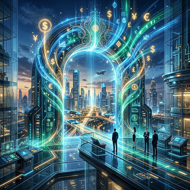 Futuristic Trading Dashboard